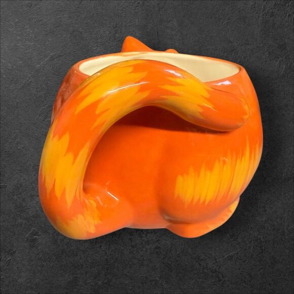 Vintage Coffee-Mate Orange Cat Mug 1990s Nestlé Carnation Advertising Ceramic - Picture 6 of 9